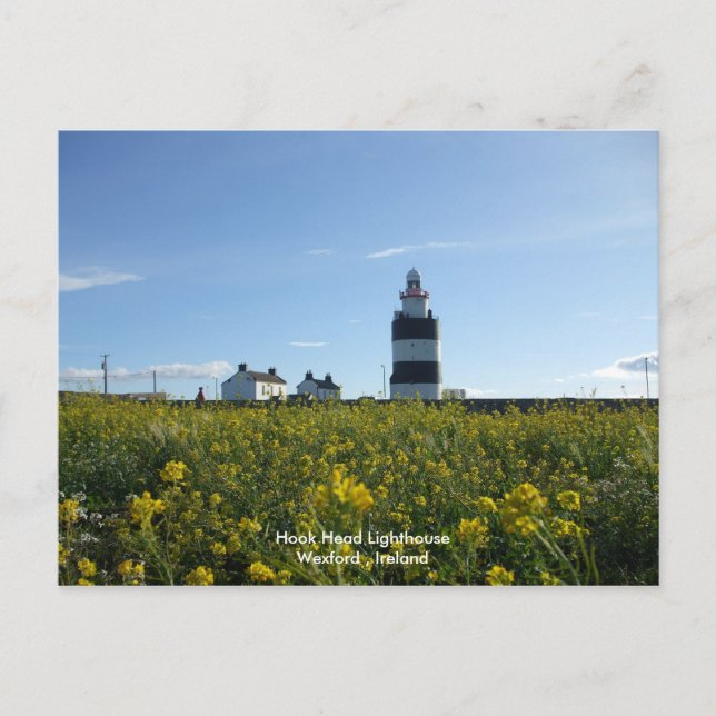 Hook Head Lighthouse In Summer Postcard (Front)