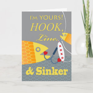 Hook Line and Sinker Valentine’s Day Boyfriend Card