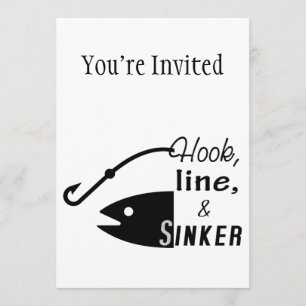 Hook Line Sinker Fishing Invitation
