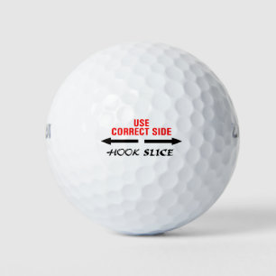 Hook-Slice Golf Balls
