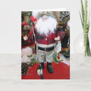 HOOK UP AND REEL IN A GREAT CHRISTMAS HOLIDAY CARD