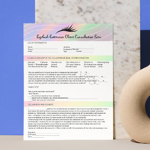 Hook Up Format Allergy Patch Test Lashes Client Custom Letterhead