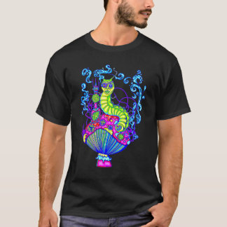 Hooka Smoking Caterpillar Glow T-Shirt