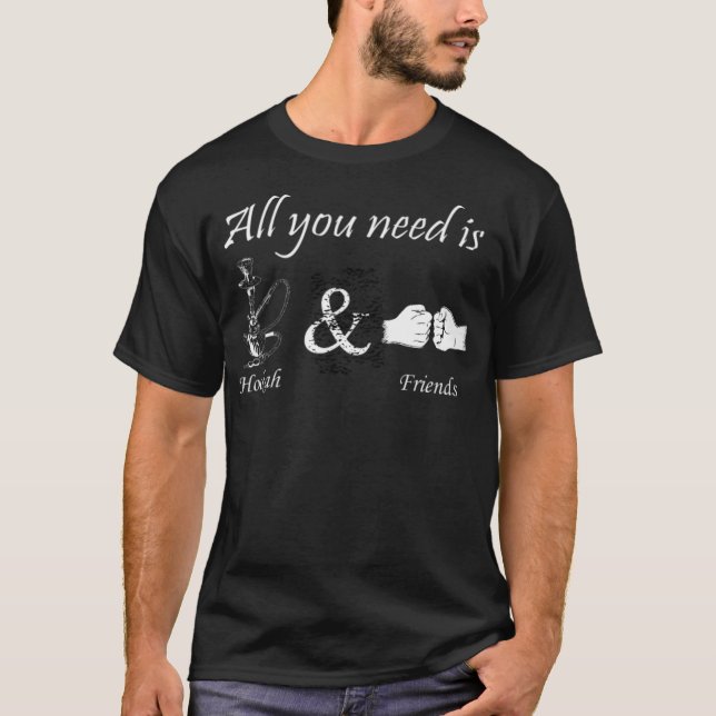 Hookah and humour  T-Shirt (Front)