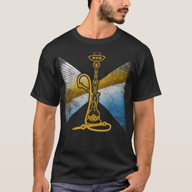 Hookah cool horseshoe  T-Shirt (Front)
