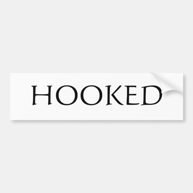 Hooked Bumper Sticker (Front)