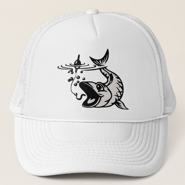 HOOKED fishing trucker hat (Front)