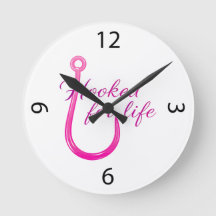 Hooked for Life Pink Fishing Hook