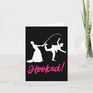 Hooked - Games For Bride And Groom Wedding  Card