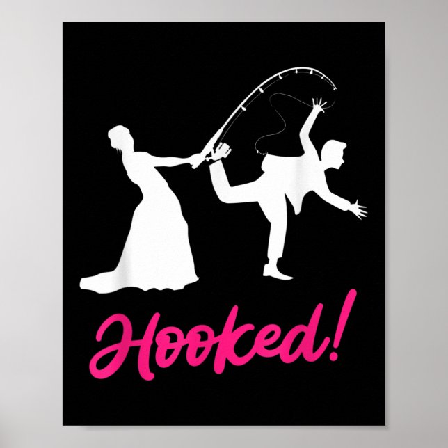 Hooked - Games For Bride And Groom Wedding  Poster (Front)