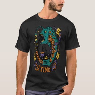 HOOKED IN TIME - fishing T-Shirt