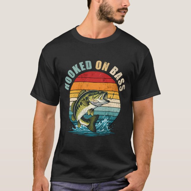Hooked on Bass T-Shirt (Front)