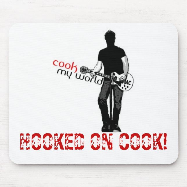 HOOKED ON COOK! MOUSE PAD (Front)
