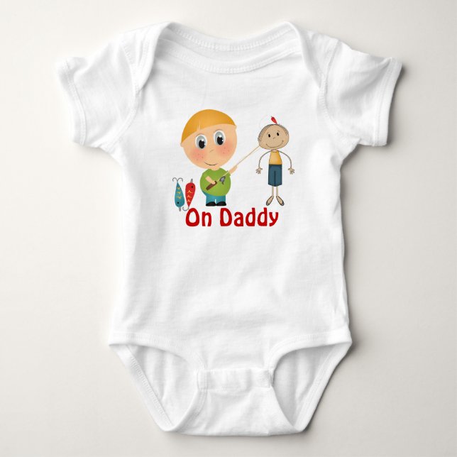 Hooked On Daddy Baby Creeper (Front)