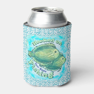 Hooked On Fishing custom Can Cooler