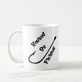 Hooked on Fishing - Fun Coffee Mug