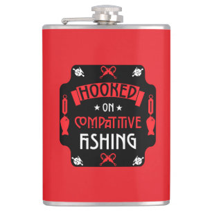 Hooked On Fishing Hip Flask