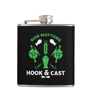 Hooked On Fishing Hip Flask
