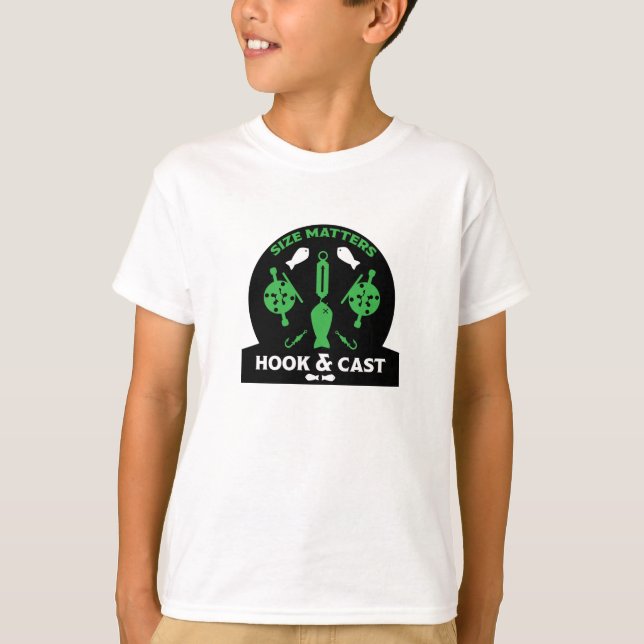 Hooked On Fishing T-Shirt (Front)