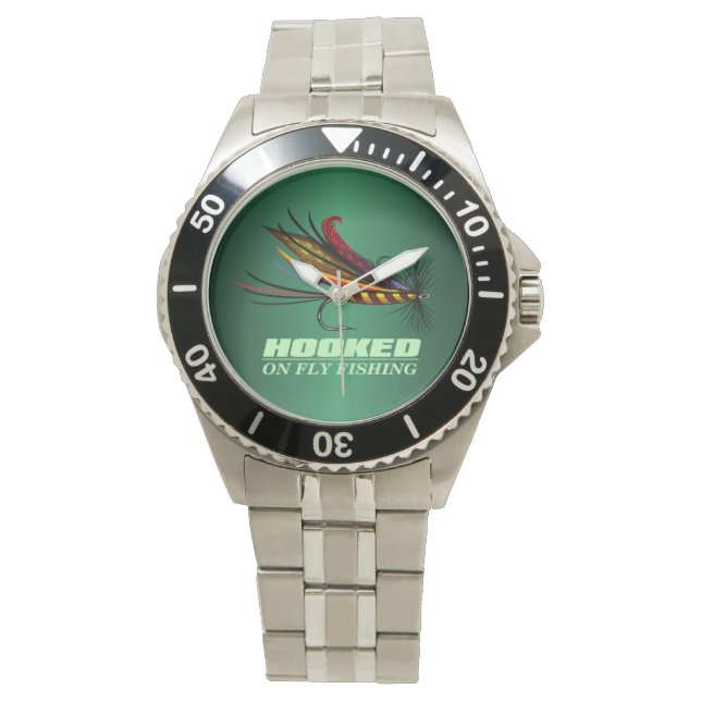 Hooked On Fly Fishing Watch (Front)
