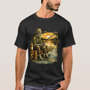 Hooked On Freedom Outdoors Patriotic Fishing T-Shirt