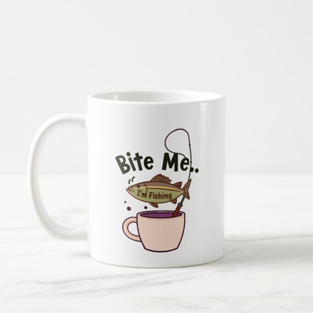 Hooked on Fun Coffee Mug (Left)