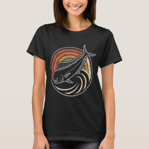 Hooked on good times fishing  design with bass fis T-Shirt