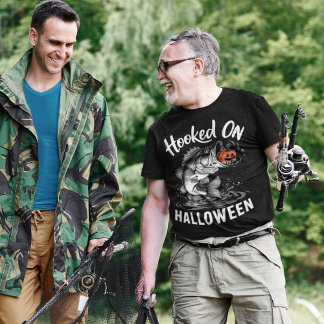 Hooked on halloween fishing T-Shirt
