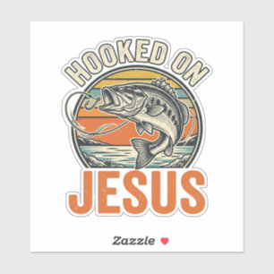 Hooked On Jesus Vintage Bass Fishing Faith