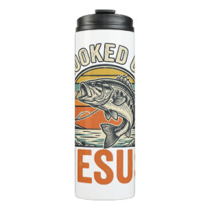 Hooked On Jesus Vintage Bass Fishing Faith Thermal Tumbler