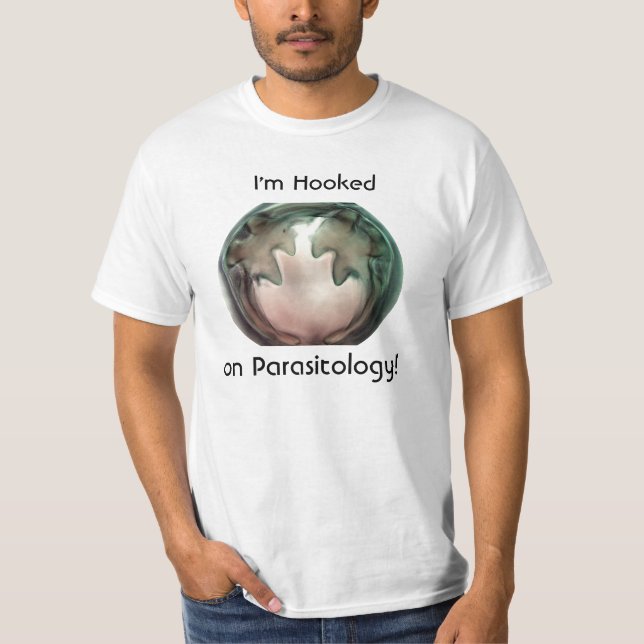 Hooked on Parasitology T-Shirt (Front)