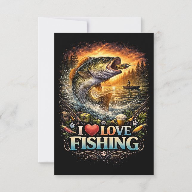 Hooked on the Horizon Thank You Card (Front)