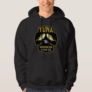 Hooked On Tuna Fishing Hoodie