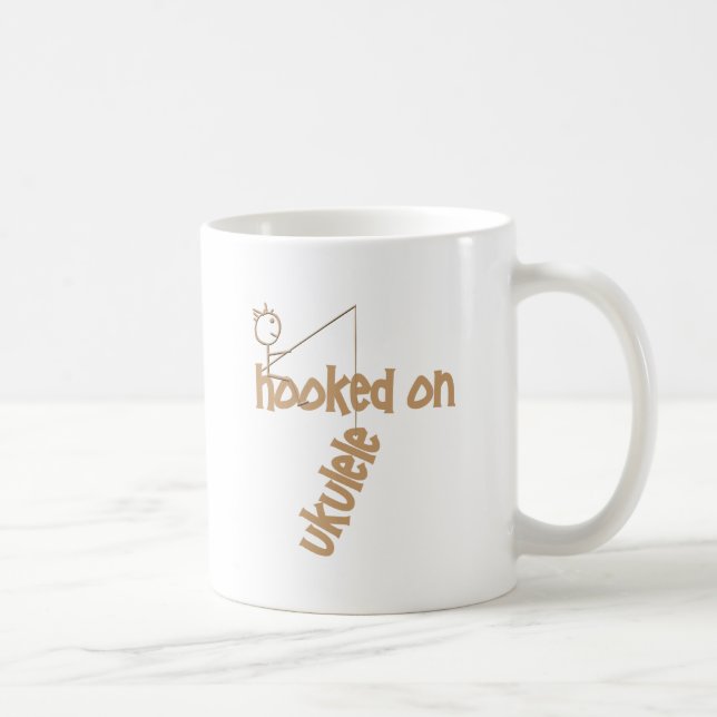 Hooked On Ukulele Coffee Mug (Right)