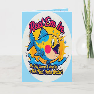 Hooked on You Birthday  Card