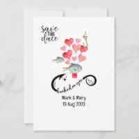 Hooked on you fishing lovers Wedding Watercolor