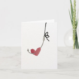 Hooked on You Folded Valentine's Day Card