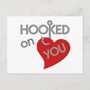 Hooked On You postcard