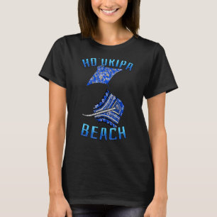 Ho'okipa Beach Hawaii Vacation Tribal Stingray T-Shirt