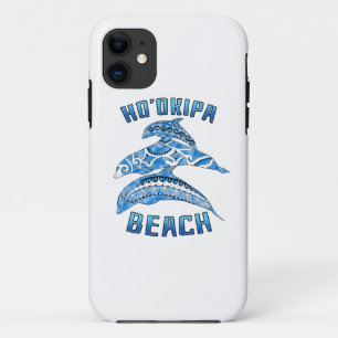 Ho'okipa Hawaii Vacation Tribal Dolphins Case-Mate iPhone Case