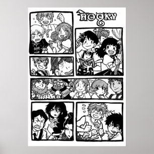 Hooky Comic Page Poster