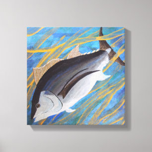 Hooky from school canvas print