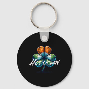 Hooligan St Patricks Day Irish Flag Key Ring