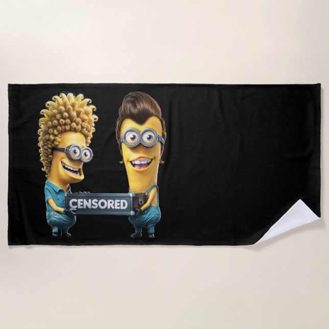 Hooligans minions beach towel (Front)