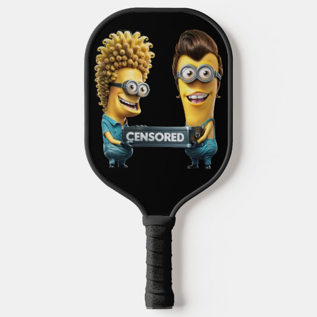 Hooligans minions pickleball paddle (Front)