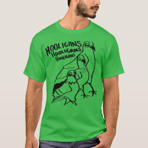Hooligans Pigeon Cartoon T-Shirt