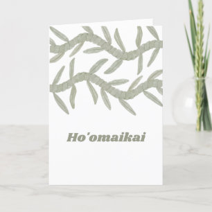 Ho'omaikai Thank You Card