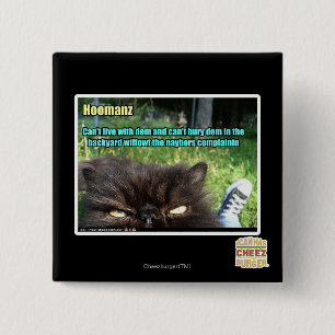 Hoomanz 15 Cm Square Badge