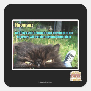 Hoomanz Square Sticker