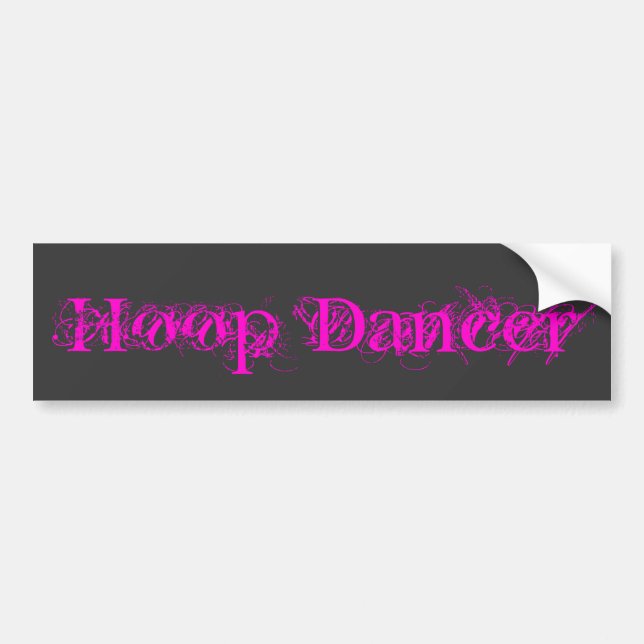 Hoop Dancer Bumper Sticker (Front)